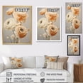 thumbnail image 4 of Designart "Blossoming Enchantment I" Ranunculus Floater Framed Wall Art Living Room, 4 of 5