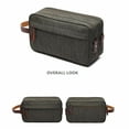 thumbnail image 2 of Muka Toiletry Bag for Men, Hanging Travel Dopp Kit, Shaving Bag for Toiletries Accessories-Army Green, 2 of 7