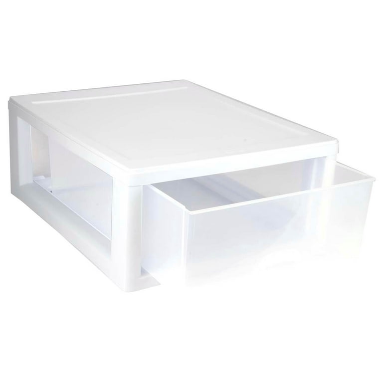 Sterilite 16 Qt Clear Stacking Storage Drawer Container (6 Pack) + 6 Qt (6  Pack), 1 Piece - Foods Co.