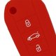 thumbnail image 4 of Funda de silicona para llave de coche, apta para , funda de mando plegable con mando , 3 botones, rojo shamjiam Funda de llavero remoto alejada, 4 of 8
