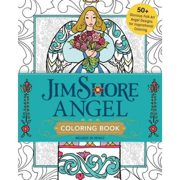 Jim Shore Angel Coloring Book, Jim Shore Paperback