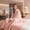 Pink, variant on Soft Thick Fleece Blanket for Beds, Sofas, and Naps, Warm Polyester Throw, Striped Design, Cozy and Comfortable,70*100CM, for Winter Use