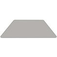 thumbnail image 4 of Flash Furniture Wren 22.5''W x 45''L Trapezoid Grey HP Laminate Activity Table - Standard Height Adjustable Legs, 4 of 5