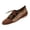 Brown, variant on Womens American Flag Star Pattern Knit Sneakers, Lightweight Flat Lace-Up Shoes Casual Patriotic Walking Shoes for Daily Wear (White,39)