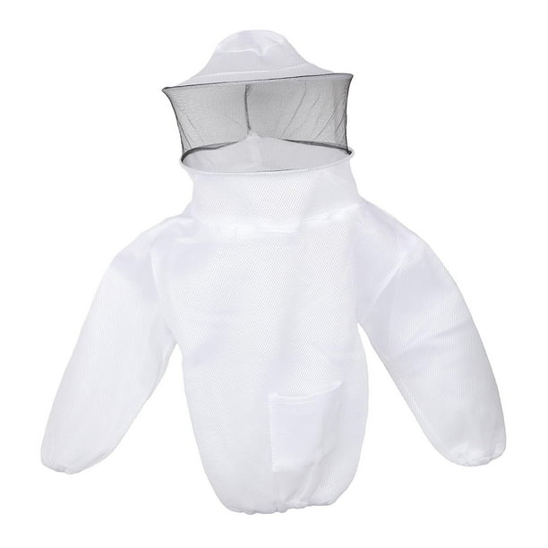 Chaqueta de apicultura Suministros para apicultura Cómodo al aire libre con velo de esgrima