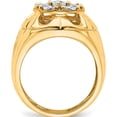 thumbnail image 2 of 14K Yellow Gold Lab Grown Diamond Si1/Si2, G H I, Men's Ring (Size 10) Made In India rm5839-062-10ylg, 2 of 5
