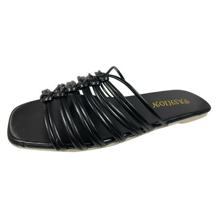 

ZHAGHMIN Zapatos De Plataforma Para Mujer Elegantes Sandals Color Slippers Flat Solid Leather Weave Fashion And Ladies Women S Sandals High Women Sandals Wedges Shoes For Women Sandals Slip On Women
