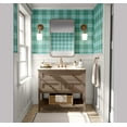 thumbnail image 2 of S4Sassy Classic Plaid Wallpaper Blue Walls Covering, 25" x 120" Self-Adhesive Vinyl Wall Paper, Decorative Wallwrap, Easy DIY Wall Covering For Bedroom, Living Room, Living Space, 2 of 8