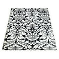 thumbnail image 2 of Rugsotic Carpets Hand Tufted Wool Eco-Friendly Area Rugs - 8'x10', Rectangle, White Black, Modern Contemporary Design, High Pile Handmade Anti Skid Rugs for Living Room, Bed Room (K03142), 2 of 5