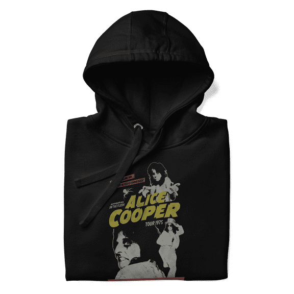 Alice Cooper 1975 Tour Vintage Hoodie