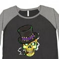 thumbnail image 4 of Inktastic Mardi Gras Skull with Cigar Women's Plus Size T-Shirt, 4 of 5