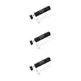 thumbnail image 1 of Justharion Door Window Password Replacement Living Room Bathroom Keyless Screw Mounted 3-digit Code Bolts Lock Furniture Black 3Set, 1 of 6