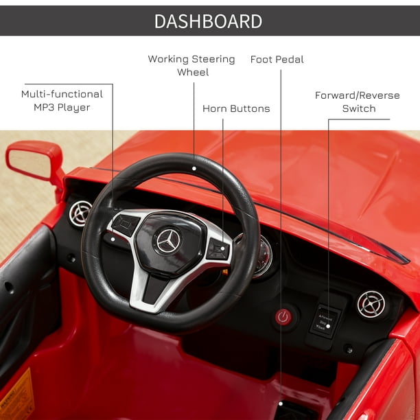 Mercedes sls 6v electric ride on car with remote on sale control