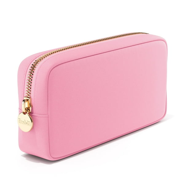 Estuche de maquillaje Embla, bolsa de viaje para cosméticos y neceser, color rosa