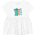 thumbnail image 3 of Inktastic Baby Sloth 1st Birthday Girls Baby Dress, 3 of 5