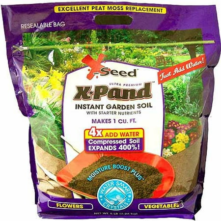 X-Seed Inc X-Pand Instant Garden Soil, 5 lb