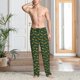 thumbnail image 2 of Balery Cartoon Fox 1 Pantalones de pijama para hombre, pijama ultraligero, pantalón de descanso-Large, 2 of 6