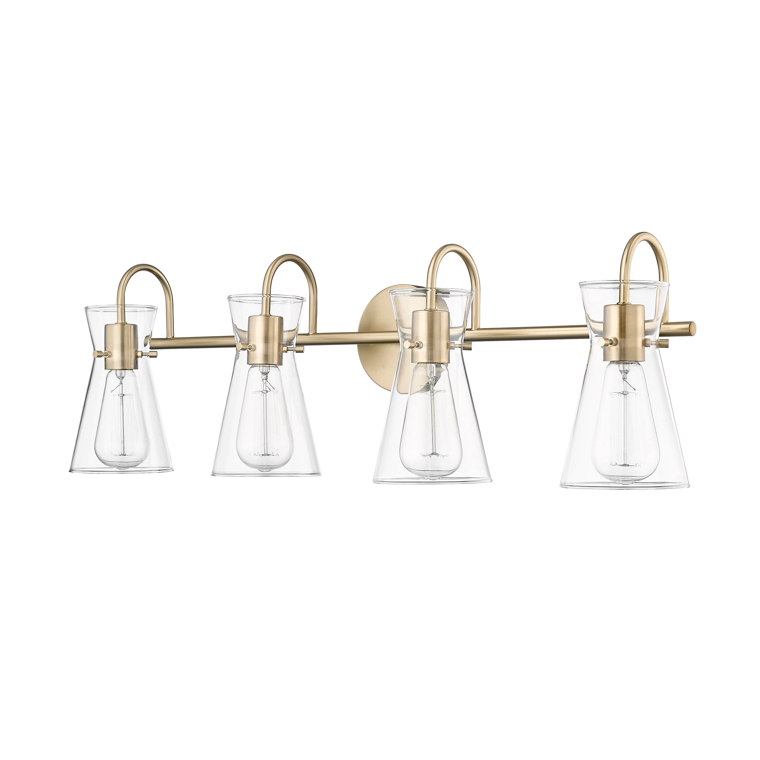 Millennium Lighting  Camellia 2/3/4 Light Vanity Fixture 4 Light - Modern Gold