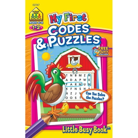 Codes And Puzzles Grades 1-2 - My First Little Busy (Best Code To Learn First)