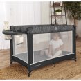 thumbnail image 5 of Dream On Me Lilly Deluxe Playard with Full bassinet, Changing Tray and Infant Bassinet, Black and White, 5 of 28