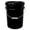 Black, variant on ePackageSupply 5 Gallon Bucket - Food Grade Bucket with Airtight Gasketed Tear Strip Lid, BPA-Free, Heavy-Duty 90 Mil HDPE Plastic Pail, Bulk Storage, Durable Container, Made in USA - Black, 1 Pack