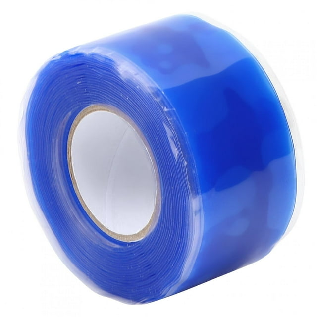 Cinta autoadhesiva de silicona impermeable y retardante de llama industrial azul de 0,5 mm x 25 mm x 3 metros
