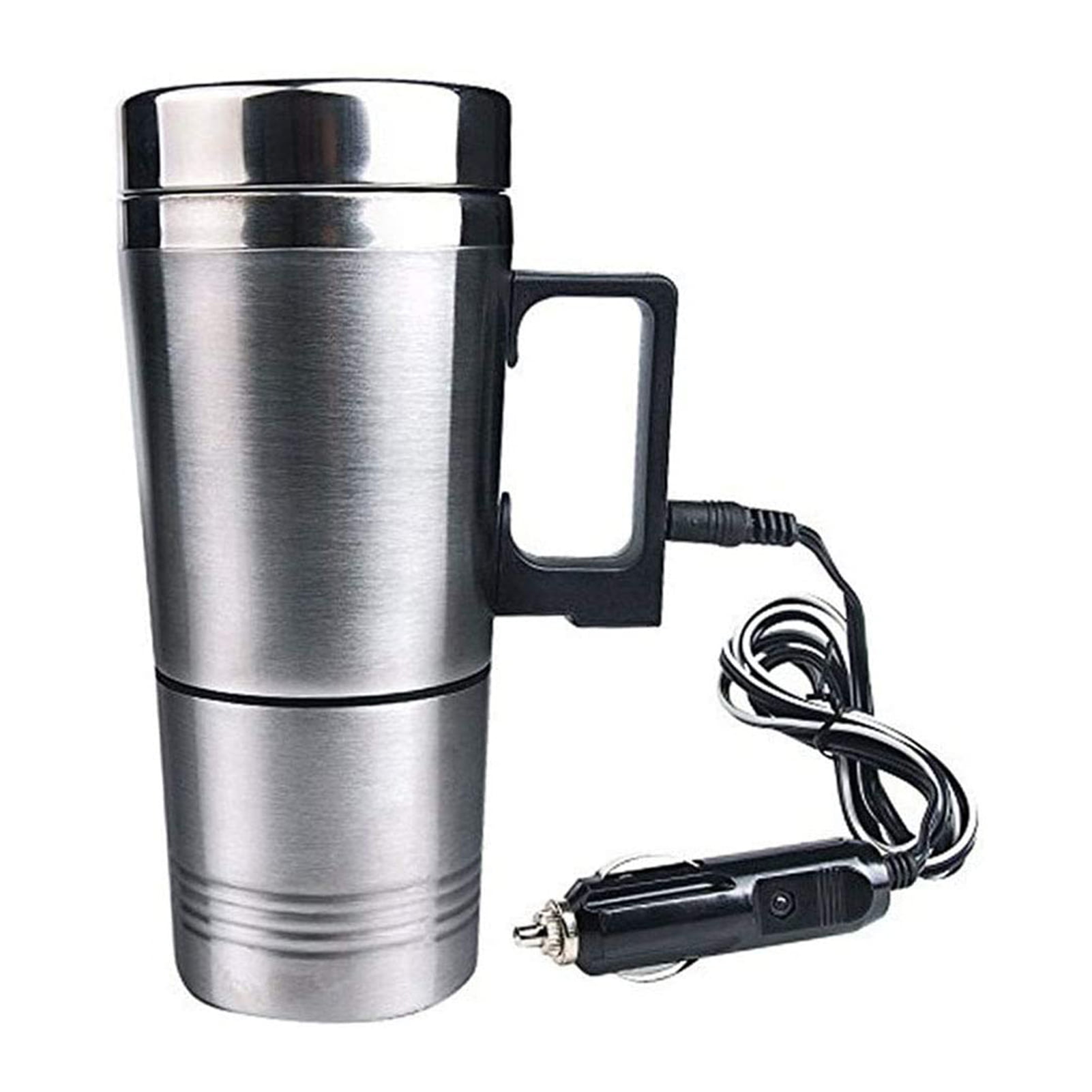12V/24V Car Heating Cup Car Heated Mug Electric Car Kettle Safe Removable Travel USB Heating Cup 