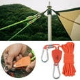 thumbnail image 4 of Suspensión de Cuerda de trinquete Sunnimix Cuerda de viento de tienda 4mm 4m Naranja, 4 of 8