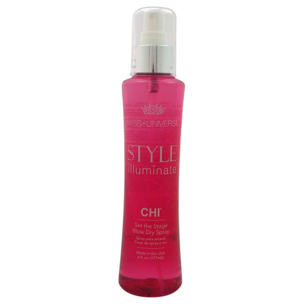 CHI Miss Universe Set The Stage Blow Dry Hair Spray, By Chi 6 Oz