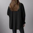 thumbnail image 6 of Olyvenn Stylish Knit Ribbed Sweater for Women Long-Sleeve Sweaters Button-Down Cardigan with Pockets Loose Fit Casual Semi-Formal Jacket Black 12, 6 of 9