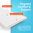 thumbnail image 6 of Dormeo Essential Mattress Topper Queen Bed 2 Inch Plush Cooling Pad with Octacell Technology, 6 of 12