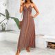 thumbnail image 5 of Sexy Vestido Casual para las Mujeres Cuello en V sin Mangas Bloque de Color Suspendidos Suéter, Vestido de Moda para Diario, 5 of 9