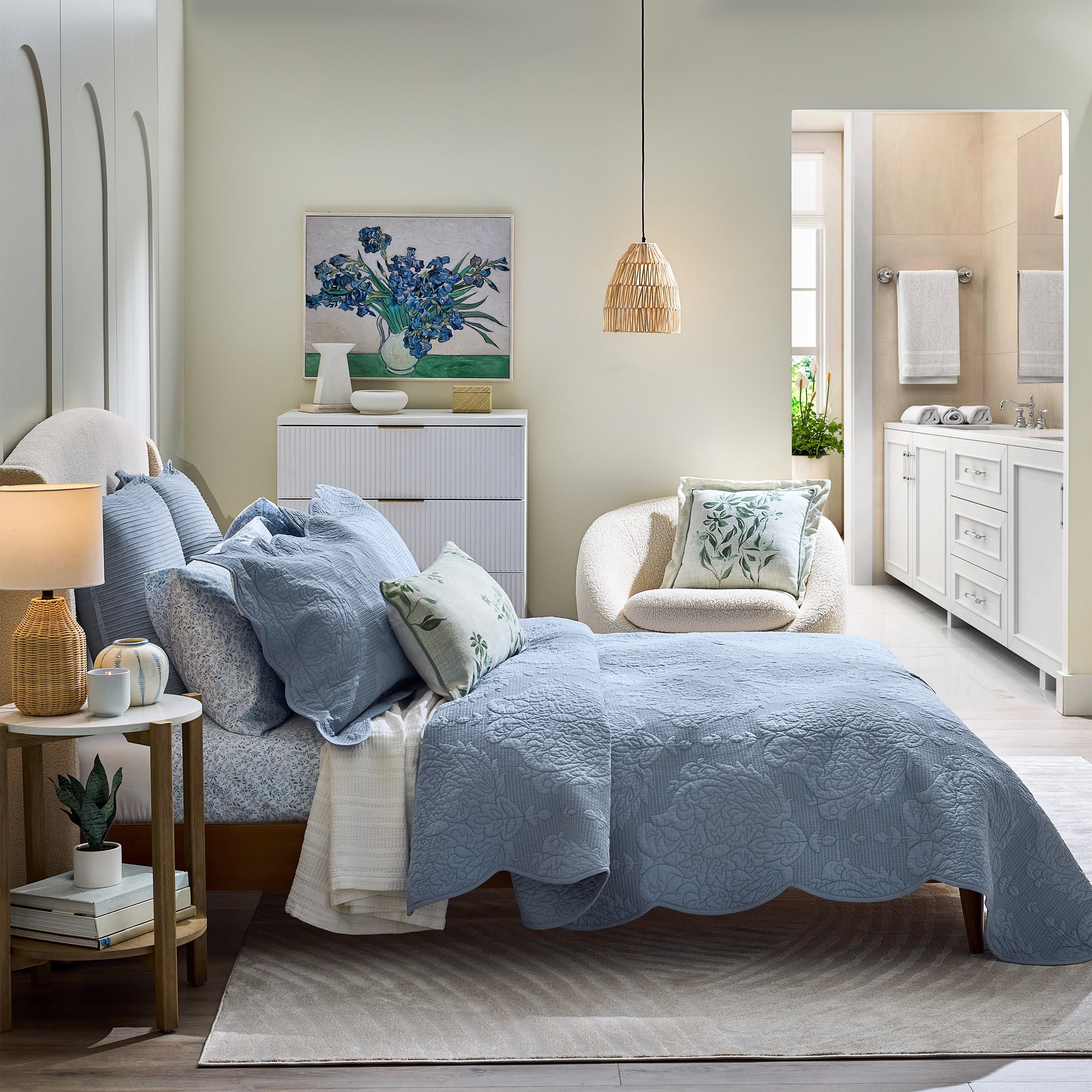 Better Homes & Gardens Coastal Limited Edition Cotton Quilts, Full/Queen - Hypoallergenic