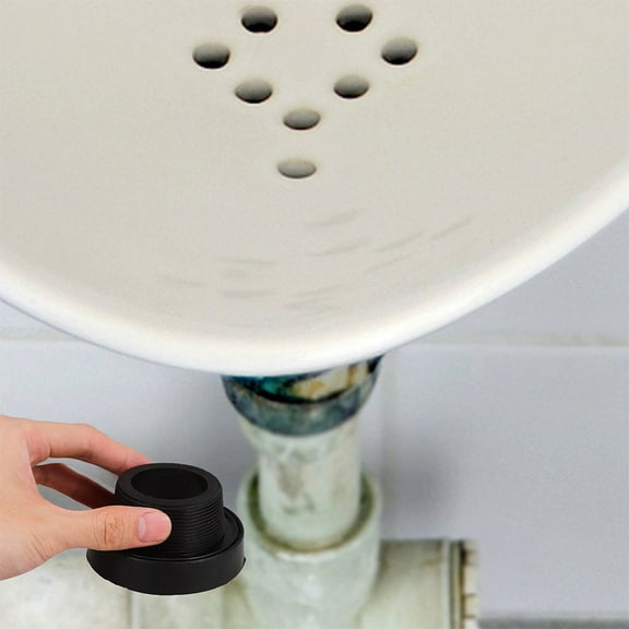Hemobllo Seal Ring for Toilet Rubber Black 1Pcs for Maintenance Staff