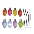 thumbnail image 2 of Scienceny Bombillas de Navidad para coche, pegatinas de cables, calcomanía decorativa, película reflectante, decoración de vacaciones, Ventana automotriz, 2 of 6