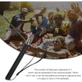 thumbnail image 2 of SIABC-Portable 37 Inch Selfie Stick Phone Tripod Stand, Universal 360 Rotation Extendable Selfie Stick with Rubber Non Skid Feet Super Strong Support Compatible Smartphone & Camera (Black), 2 of 4