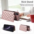 thumbnail image 3 of iPhone XR Case ,Card Slots Leather Wrist Strap Phone Cover for iPhone XR, 3 of 5