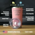 thumbnail image 4 of Bevvee Insulated Travel Tumbler 20 oz Congrats Pursuing Dream Gifts for Graduates Tumblers, 4 of 4
