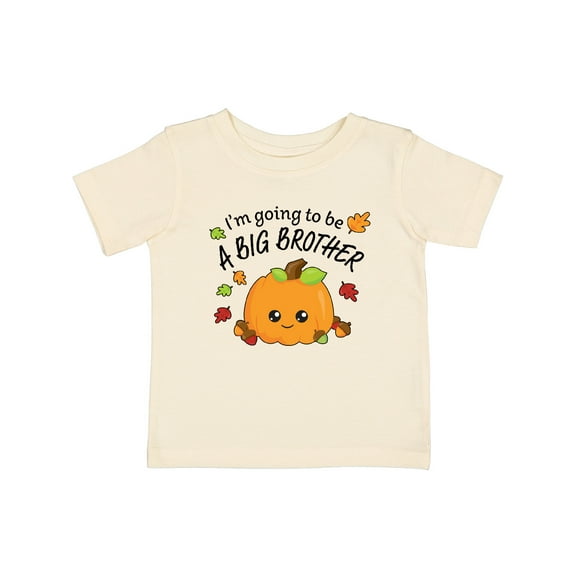 Inktastic I'm Going to Be a Big Brother Cute Halloween Pumpkin Boys Baby T-Shirt