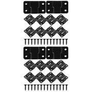 Heavy Duty Clothes Rack Picture Hangers 12 Pairs Makeup Mirrors Keyhole Bracket Mountain Buckle Stainless Steel Easel