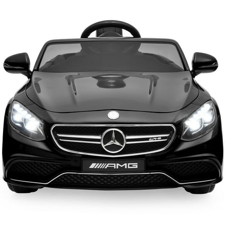 Best Choice Products 12V Kids Battery Powered Licensed Mercedes-Benz S63 Coupe RC Ride-On Car w/ Parent Control, LED Lights, MP3 Player, 3 Speeds - (Best Riding Car Ever)