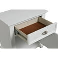 thumbnail image 5 of New Classic Furniture Jamestown Solid Wood 2-Drawer Nightstand in White, 5 of 8