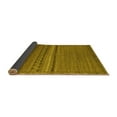 thumbnail image 2 of Ahgly Company Indoor Square Abstract Yellow Modern Area Rugs, 5' Square, 2 of 4
