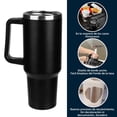 thumbnail image 4 of Taza térmica Liling 1200ml acero inoxidable doble pared color negro, 4 of 4