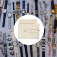 thumbnail image 3 of Miangastore Canvas Watch Storage Bag Watch Roll 5 Slot Watch Travel Case Jewelry Roll, 3 of 9