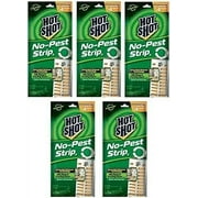 Hot Shot No-Pest Strip 2, Controlled Release Technology Kills Flying and Crawling Insects 2.29 Ounce  Value Pack of 5