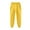 B-Yellow, variant on Kcodviy Male Hip Hop Pants M Apparel Casual Solid Color Track Men Men's Open Leg Pant with Pockets Cuff Lace Up Workout Glitter Foam Pants with Pocket Pcs