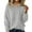 Gray 1, variant on Women's Crew Neck Hoodies 2025 Fall Winter Warm Long Sleeve Knit Sweatshirt Cardigan with Pocket Sweatshirts for Women Tops for Women Knit Sweater Fall Sweaters for Beige 3xl