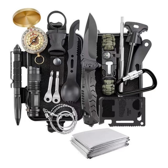 Kit de herramientas de supervivencia para acampar