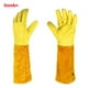 thumbnail image 2 of Guantes de jardinería de tubo largo de piel de venado hirviendo para plantar verduras, flores Leyfeng  Guantes de jardineria, 2 of 6